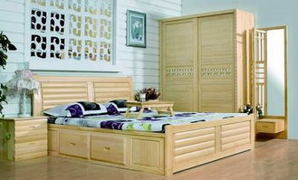 兰香阁松木床 充满阳光味道的家具